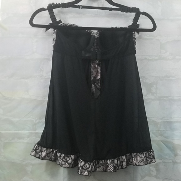 Frederick's of Hollywood sexy babydoll lingerie M - Picture 4 of 8